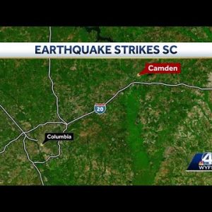 USGS makes revisions after earthquake rattles South Carolina