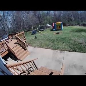 Video show bounce house picked up by high winds