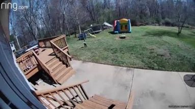 Video show bounce house picked up by high winds