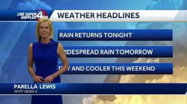 Videocast: Heavy rain tonight