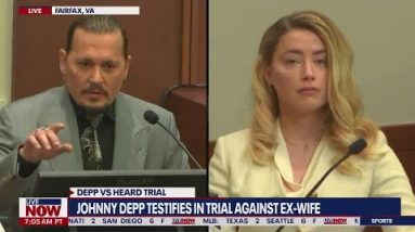 Johnny Depp-Amber Heard trial: Hiding in bathroom to escape abuse | LiveNOW from FOX