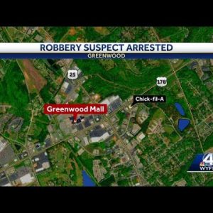 Suspect in Greenwood mall robbery arrested in Chick-fil-A parking lot, police say