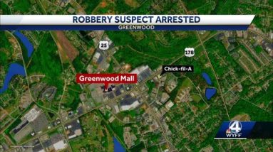 Suspect in Greenwood mall robbery arrested in Chick-fil-A parking lot, police say