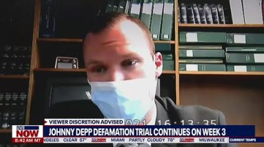 Johnny Depp new testimony: Officer saw NO injuries on Amber Heard | LiveNOW from FOX