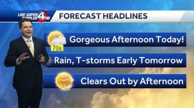Beautiful Friday, but Easter weekend rain chances