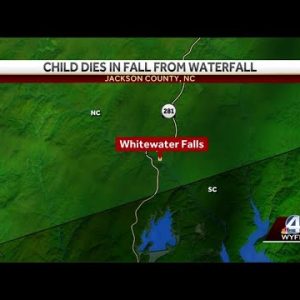 Child dies in fall from waterfall