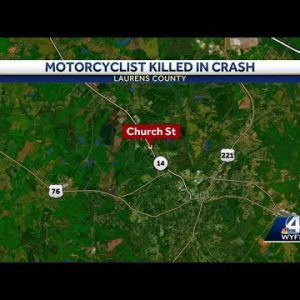 Coroner identifies motorcyclist killed after hitting a utility pole