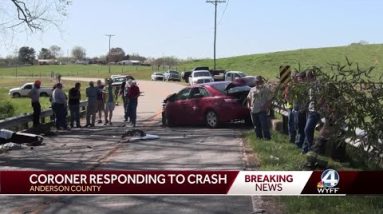 Deadly crash reported in Anderson County, coroner says