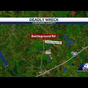 Driver killed in head-on crash in Cherokee County, coroner says