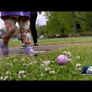 Easter egg hunt helps families coping with post-partum depression