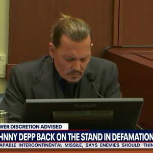 Depp confronted with audio admitting he chopped off his own finger | LiveNOW from FOX