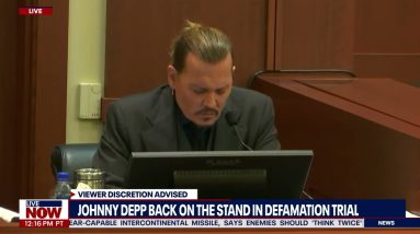 Depp confronted with audio admitting he chopped off his own finger | LiveNOW from FOX