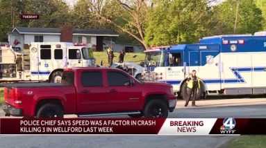 Speed was factor in Wellford crash that killed 3, including 6-year-old, chief says