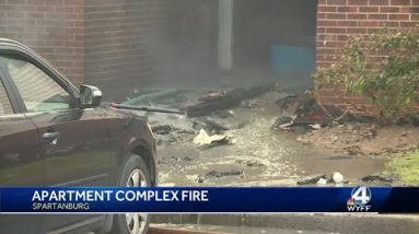Fire damages Spartanburg apartment complex