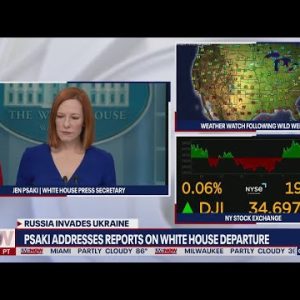 Jen Psaki 'complying with ethics guidelines' addressing reports she will leave White House