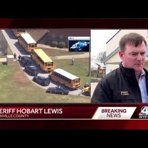 Greenvile County sheriff talks to reporters after school shooting