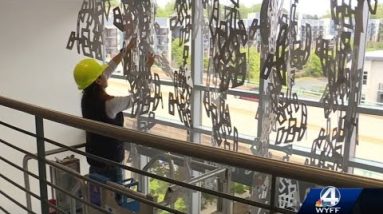 Invisible Cities work of art revealed in Greenville