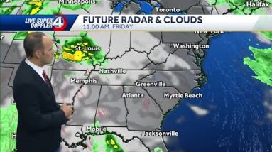 Mild Friday, then weekend rain