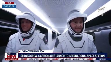 NASA, SpaceX launch Crew-4 astronauts to ISS | LiveNOW From FOX