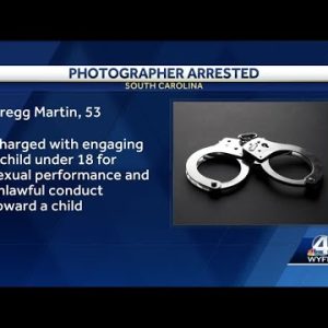 South Carolina photographer accused of taking inappropriate photographs of a young girl