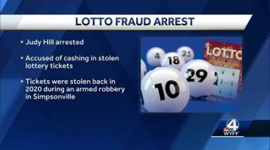 Upstate woman charged after cashing in stolen lottery tickets, SLED says