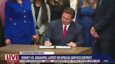 DeSantis stripping Disney of special privileges: New developments | LiveNOW from FOX