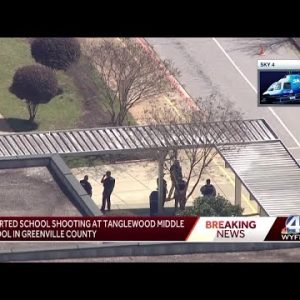 School shooting coverage at 1:15 p.m.