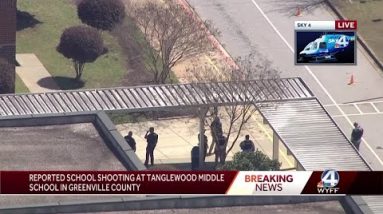 School shooting coverage at 1:15 p.m.