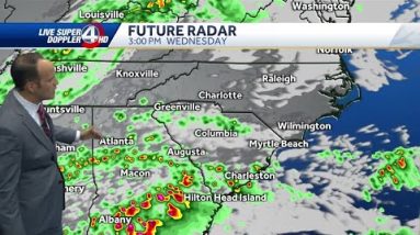 Severe storms possible in South Carolina Wednesday and Thursday