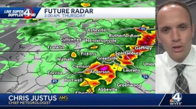 Severe weather threat in South Carolina