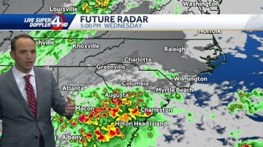 Storms move out, second system moves in Wednesday