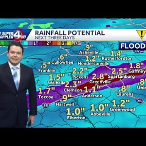 Videocast: Heavy Rains Tuesday