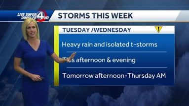 Videocast: Storms today and tomorrow