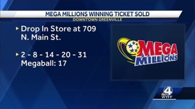 Winning Mega Millions ticket sold in downtown Greenville