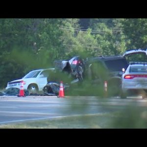 4 dead in crash on highway, coroner says