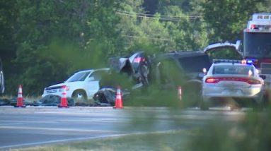 4 dead in crash on highway, coroner says