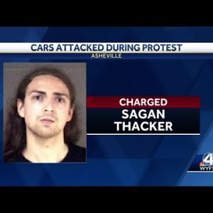 Asheville protestor arrested