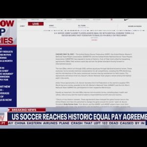 Equal pay in US Soccer: New wage agreement for national teams | LiveNOW From FOX