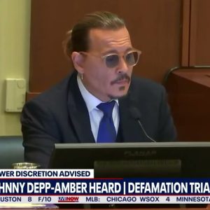 Johnny Depp claps back at Amber Heard lawyer for interrupting him | LiveNOW from FOX