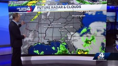 Clouds move out, bringing warm holiday weekend