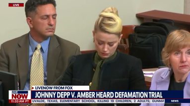 Johnny Depp accused of trying to get Amber Heard fired from 'Aquaman' | LiveNOW from FOX