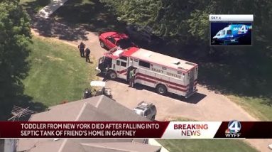 Toddler dies after falling into septic tank at Upstate home, coroner says
