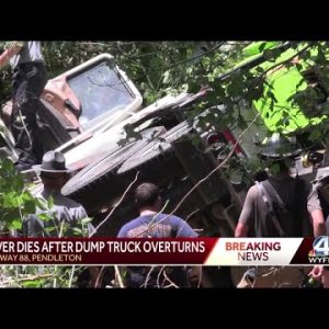 Driver killed after dump truck overturns identified by coroner