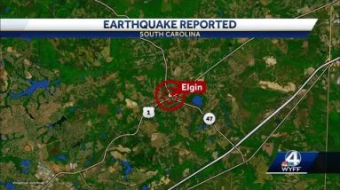 Earthquake reported in South Carolina