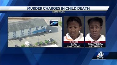 Mother, grandmother charged after child was found dead on Asheville motel room floor, police say