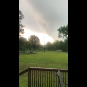 Funnel cloud west of Greenwood near Abbeville