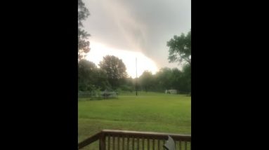 Funnel cloud west of Greenwood near Abbeville