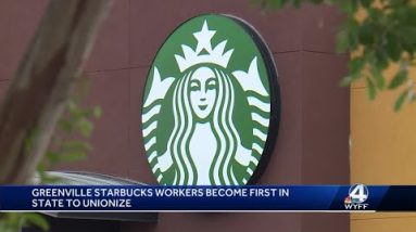 Greenville Starbucks workers become first in state to unionize