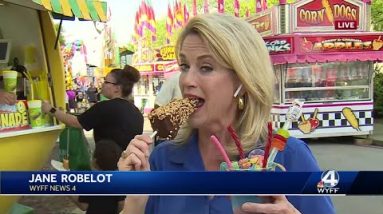 Jane Robelot gets a taste of Anderson County fair