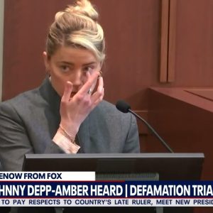 Amber Heard: Johnny Depp threw phone at my face, shows bruise photo | LiveNOW from FOX